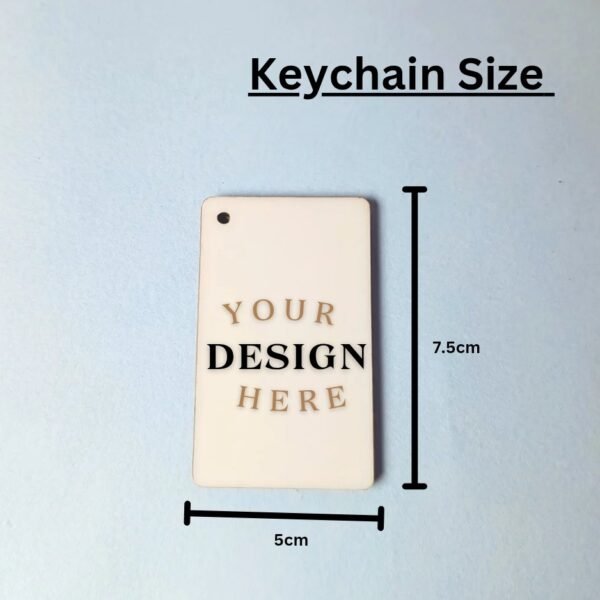 Iron Man Printed Wooden Custom Keychain