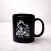 Personalized Black Patch Photo Mug