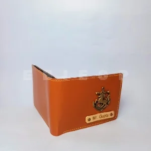 18 Customised Name & Charm Mens Wallet