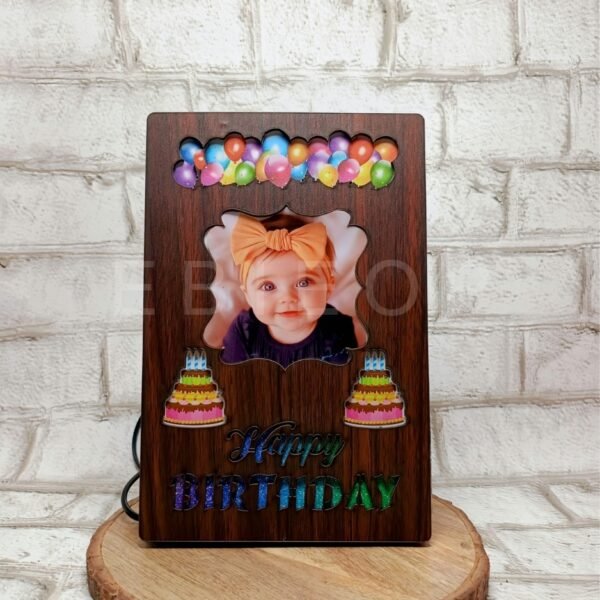 E B I E O P_20250224_180229_0000 Happy Birthday Wooden Frame with led light