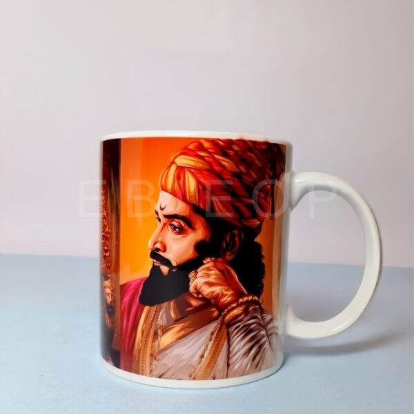 Shivaji Maharaj White Mug