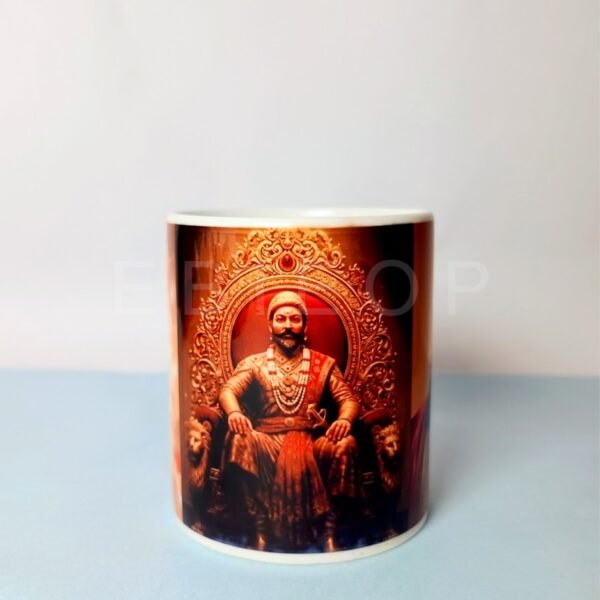 E B I E O P_20250224_193119_0000 Shivaji Maharaj White Mug