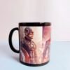 Personalized Marvel Heroes Black Mug