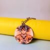 E B I E O P_20250224_194741_0000 Goku Print On Wooden Round Keychain (Double Side)