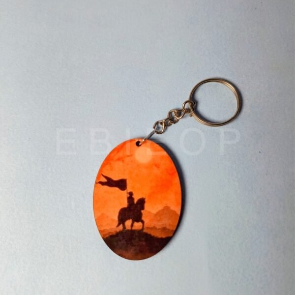 Customised Photo Printed Wooden Keychain