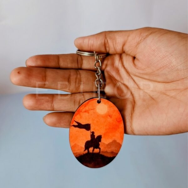 Customised Photo Printed Wooden Keychain
