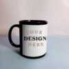 Personalized Marvel Heroes Black Mug