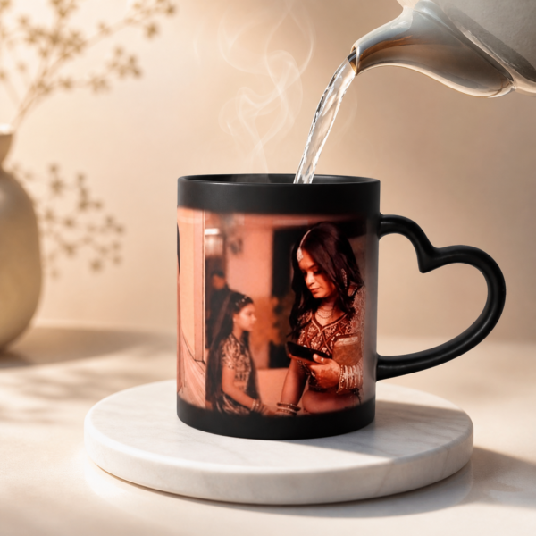 Heart Handle Magic Mug