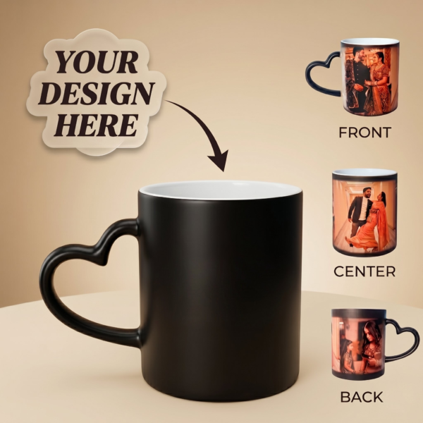 Heart Handle Magic Mug