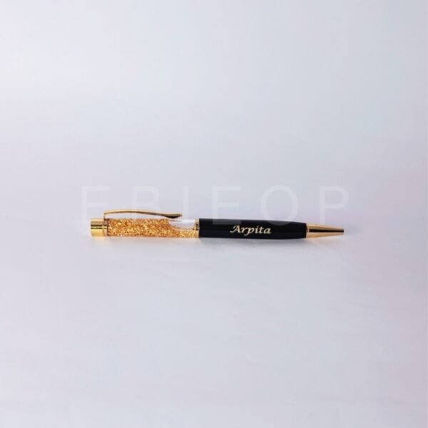 E B I E O P_20250303_163627_0000 Personalized Pen with Name Engraved Metal Classy Ball Pens (Gold Flake)