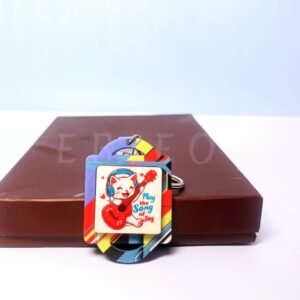 Customised Rainbow Keychain