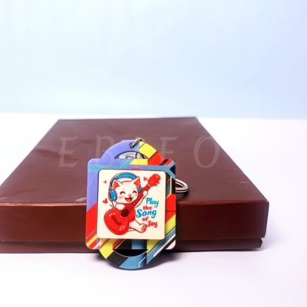 Customised Rainbow Keychain