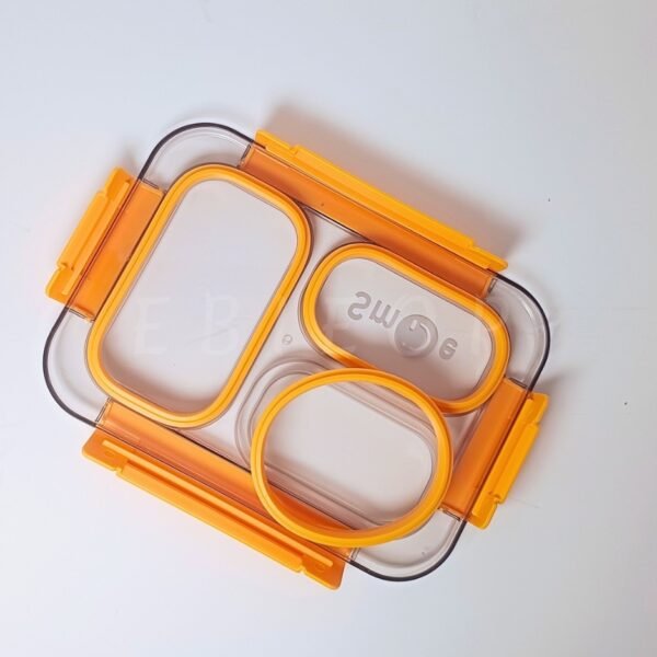 Final photo_20250408_110441_0000 Smile Stainless Steel Lunch Box (Yellow/Blue 710ml)