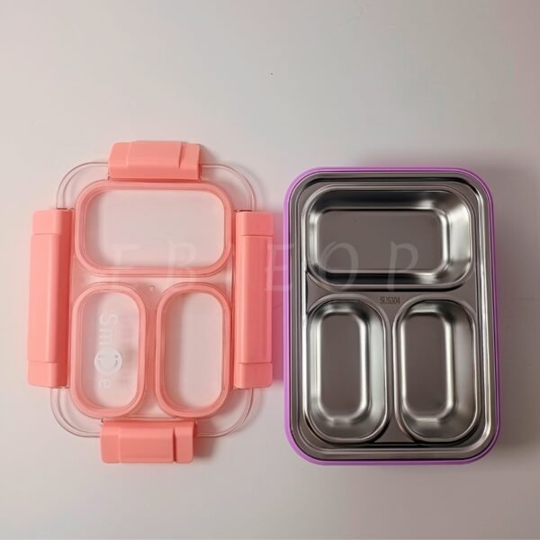 Final photo_20250408_112855_0000 Smile Stainless Steel Lunch Box (Pink 710ml)