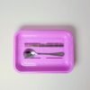 Smile Stainless Steel Lunch Box (Pink 710ml)