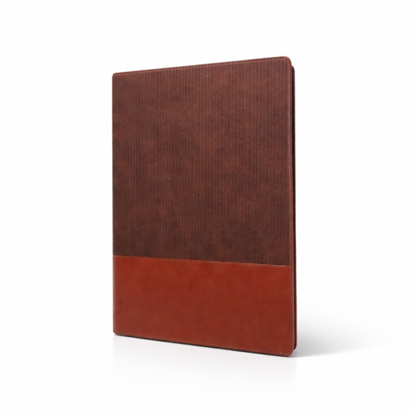 EBIEOP Velvet And Leather Touch A5 Premium Diary (Tan)