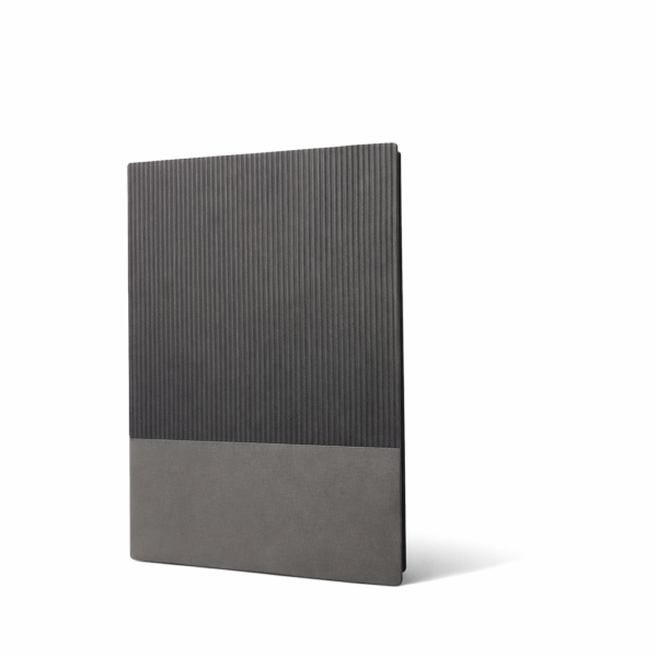 Velvet And Leather Touch A5 Premium Diary (Grey)