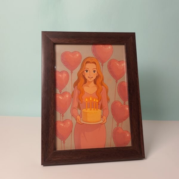 IMG_20250604_214313022_BURST000_COVER Table Top Wooden Photo Frame With Photo(Size.5*7)