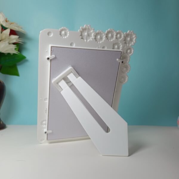 IMG_20250604_221833843 White Floral Photo Frame with photo(5*7inch)