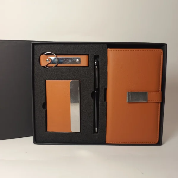 IMG_20250702_203113643 Personalized 4-in-1 Diary Gift Set with Name Printing | Notebook, Pen, Card Holder & Keychain