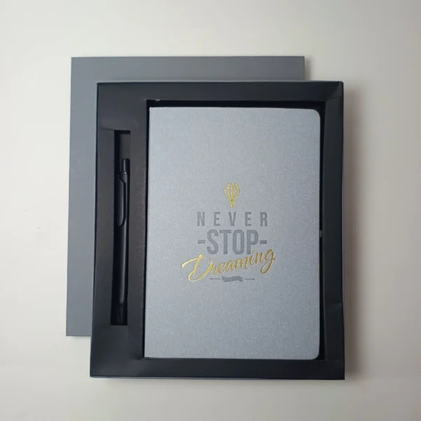 IMG_20250702_204055840 Personalized A5 Diary & Pen Set with Motivational Quote | Custom Name Notebook & Pen Gift