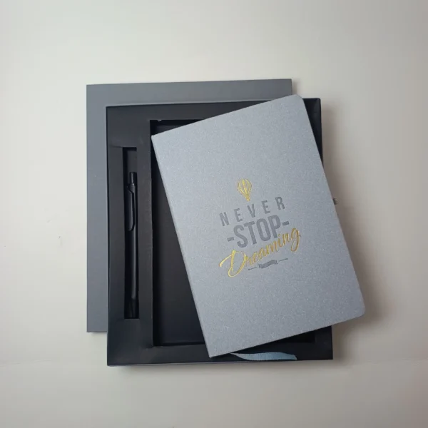 IMG_20250702_204220307 Personalized A5 Diary & Pen Set with Motivational Quote | Custom Name Notebook & Pen Gift