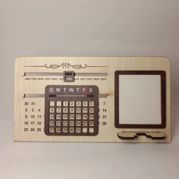 IMG_20250702_205334477 Customised Photo Printed Calendar | Table Top Wooden Calendar For Decor