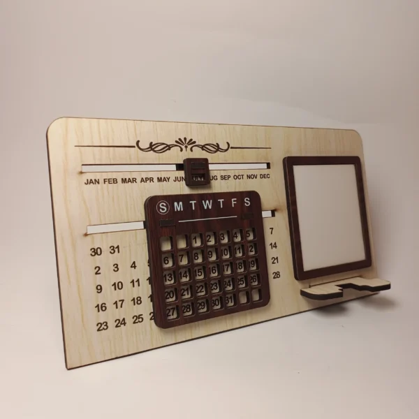 IMG_20250702_205518797 Customised Photo Printed Calendar | Table Top Wooden Calendar For Decor