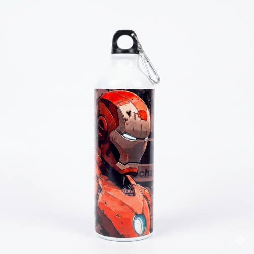 Iron Man Aluminium Water Bottle