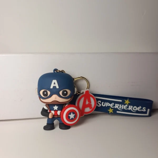 11 Captain America Aluminium Bottle With Keychain