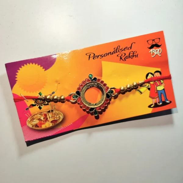 Personalized Round Shape Rakhi