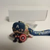 Premium Superheroes Captain Keychain | 3d Rubber Figurine Keychain