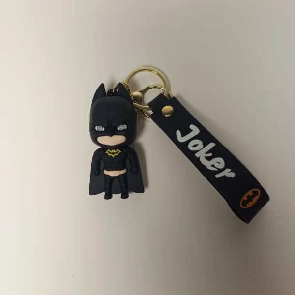 Premium Superheroes Batman Keychain | 3d Rubber Figurine Keychain