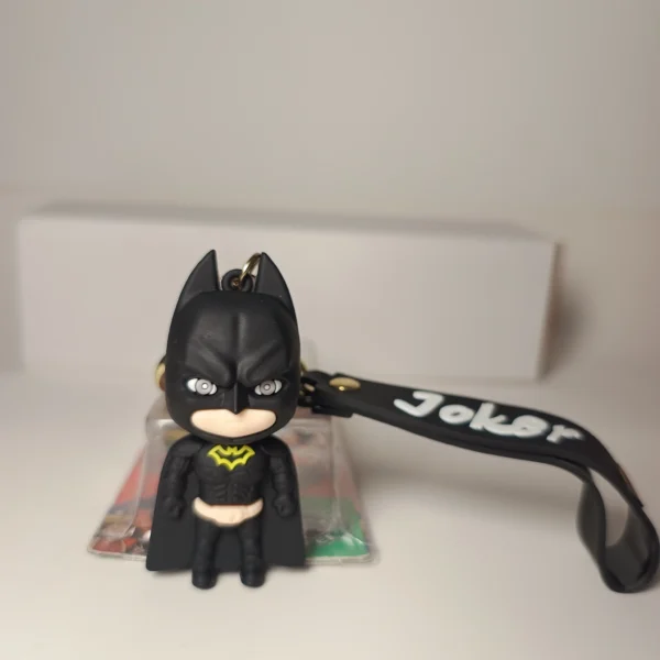 Premium Superheroes Batman Keychain | 3d Rubber Figurine Keychain