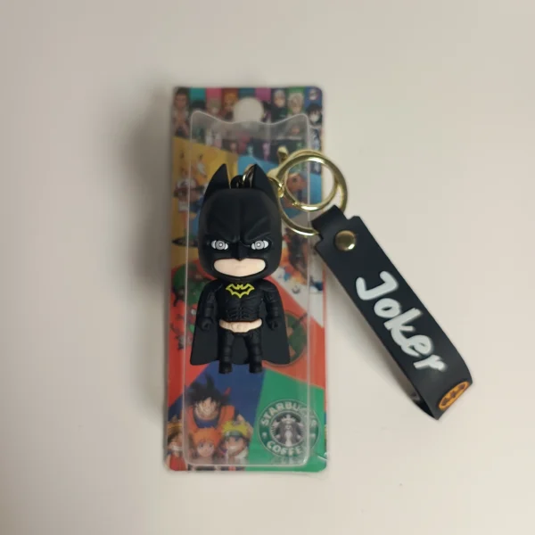 Premium Superheroes Batman Keychain | 3d Rubber Figurine Keychain