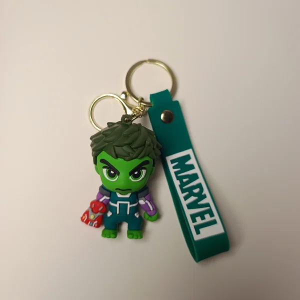 Premium Superheroes Hulk Keychain | 3d Rubber Figurine Keychain