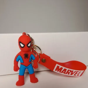 Cart Premium Superheroes Spiderman Keychain | 3d Rubber Figurine Keychain