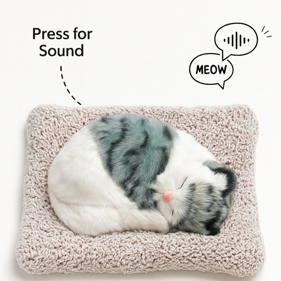 Grey & White Cat