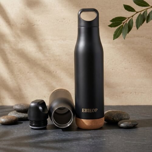 Hot & Cold Stainless Steel Bottle with Cork Base (800ml)